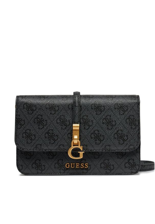 Guess Torebka G James Logo (QC) Mini-Bags HWQC92 13790 Brązowy. Kolor: brązowy. Materiał: skórzane