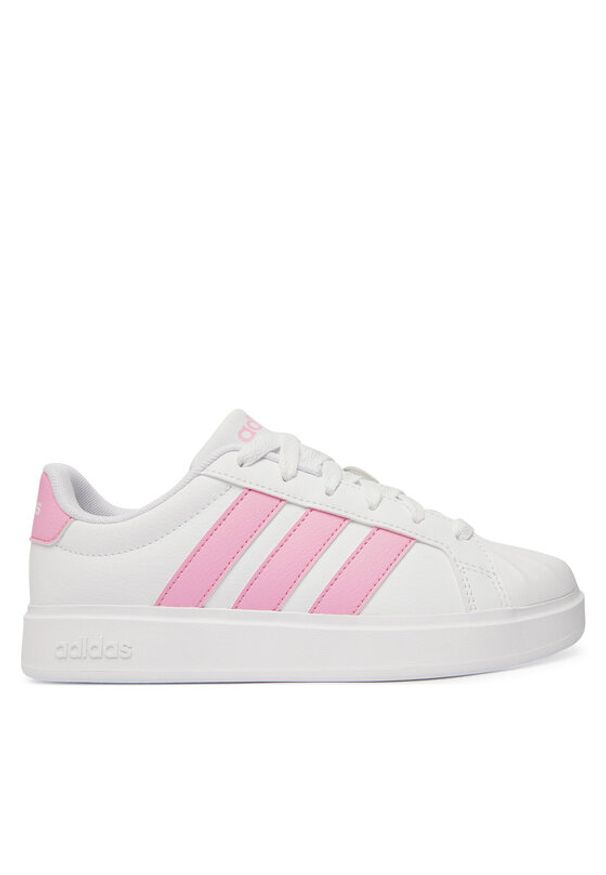 Adidas - adidas Sneakersy Streettalk KJ9605 Biały. Kolor: biały. Materiał: skóra