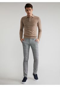 Pako Lorente - Spodnie męskie w kratę P22SF-WX-005-S-0. Materiał: poliester, elastan, wiskoza. Długość: długie #1