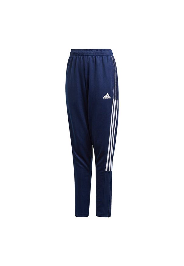 Adidas - Spodnie piłkarskie dla dzieci adidas Tiro 21 Track. Kolor: niebieski. Sport: piłka nożna