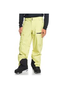 Quiksilver - Spodnie śniegowe dla Mężczyzn UTILITY Zielony. Kolor: zielony. Materiał: tkanina, poliester. Sezon: zima. Sport: narciarstwo