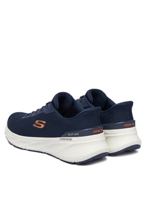 skechers - Skechers Sneakersy Edgeride 232846 NVOR Granatowy. Kolor: niebieski. Materiał: materiał
