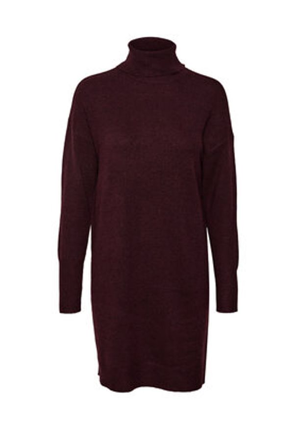 Vero Moda Sukienka dzianinowa 10199744 Fioletowy Regular Fit. Kolor: fioletowy. Materiał: syntetyk