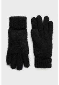 Rip Curl Rękawiczki z domieszką wełny damskie kolor czarny. Kolor: czarny. Materiał: wełna #1