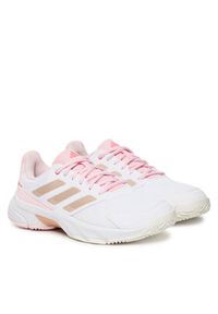 Adidas - adidas Buty do tenisa Courtjam Control 3 JP9739 Biały. Kolor: biały. Materiał: materiał. Sport: tenis #5