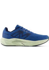 Buty męskie New Balance FuelCell Propel v5 MFCPRCN5 – niebieskie. Okazja: na co dzień. Kolor: niebieski. Materiał: guma, syntetyk, materiał. Szerokość cholewki: normalna. Sport: fitness, bieganie