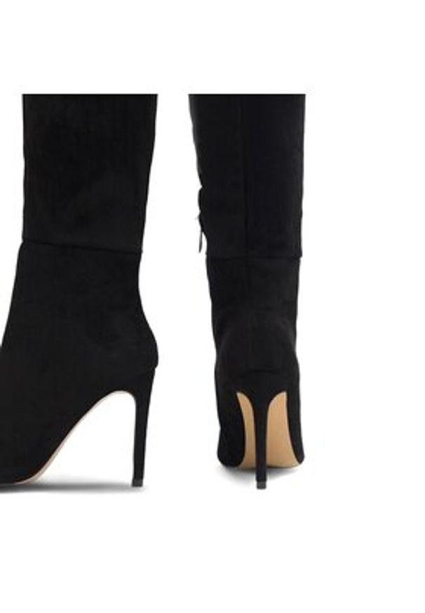 Jenny Fairy Kozaki ENJA WYL3588-1 Czarny. Kolor: czarny. Materiał: materiał