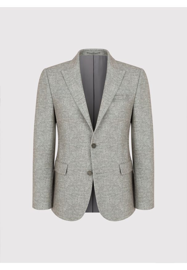 Pako Lorente - PAKO LORENTE - Marynarka męska melanż. Materiał: poliester, elastan, wiskoza. Wzór: melanż