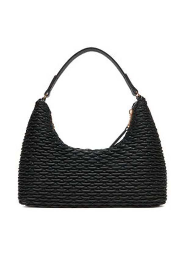 Calvin Klein Torebka LV04F3293G Czarny. Kolor: czarny. Materiał: skórzane