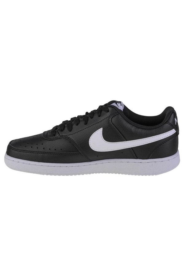 Tenisówki Nike Model Court Vision Lo Nn Kolor Czarny. Kolor: czarny. Materiał: syntetyk, tkanina, materiał. Model: Nike Court. Sport: turystyka piesza