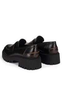 Jenny Fairy Loafersy HY13027-17 Brązowy. Kolor: brązowy. Materiał: skóra #5