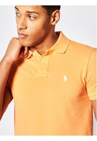 Polo Ralph Lauren Polo Core Replen 710795080 Pomarańczowy Slim Fit. Typ kołnierza: polo. Kolor: pomarańczowy. Materiał: bawełna #2