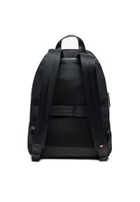 TOMMY HILFIGER - Tommy Hilfiger Plecak Th Business Leather Backpack AM0AM13213 Czarny. Kolor: czarny. Materiał: skóra #4