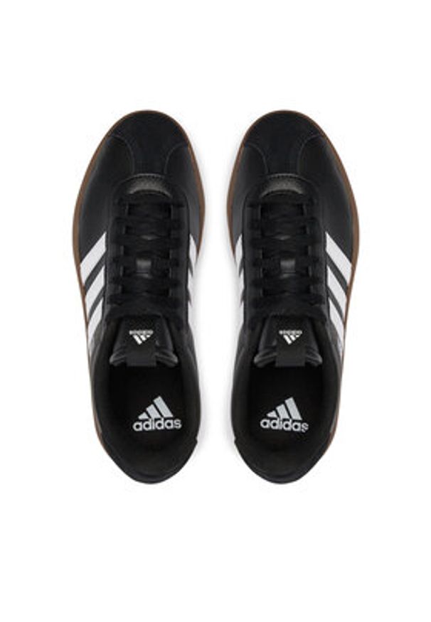 Adidas - adidas Sneakersy Court ID8796 Czarny. Kolor: czarny. Materiał: skóra
