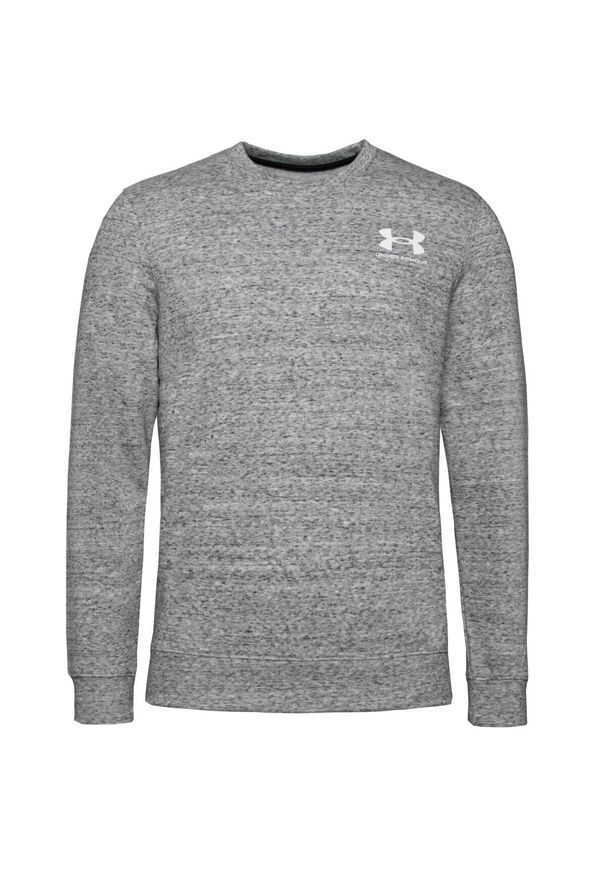 Bluza z okrągłym dekoltem Under Armour Rival Terry LC. Kolor: biały. Materiał: materiał. Styl: sportowy. Sport: joga i pilates