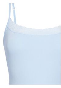 Triumph Top Feel Of Modal 10221654 Błękitny Slim Fit. Kolor: niebieski #3