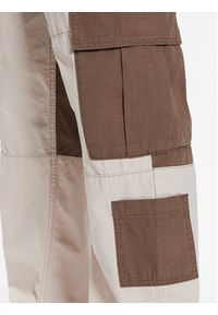 BDG Urban Outfitters Spodnie materiałowe BDG RIPSTOP UTILITY 76522614 Écru Classic Fit. Materiał: materiał, bawełna #4