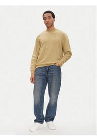 Tommy Jeans Bluza DM0DM20741 Beżowy Regular Fit. Kolor: beżowy. Materiał: bawełna #2