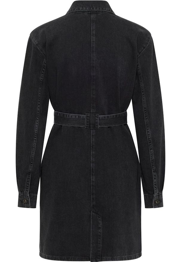 Damska Sukienka Mini Jeansowa Mustang Style Alba Denim Dress Denim Black 1014576 4000 841. Materiał: jeans, denim. Długość: mini
