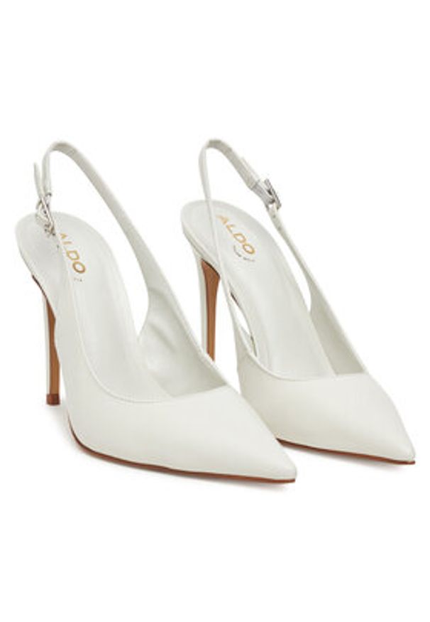 Aldo Szpilki Stessysling 13918831 Biały. Kolor: biały. Materiał: skóra. Obcas: na szpilce