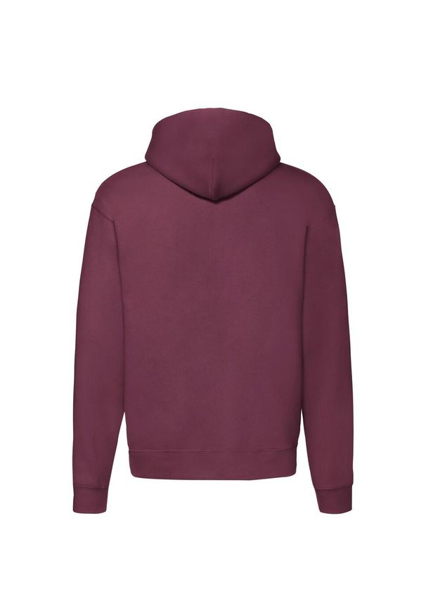 FRUIT OF THE LOOM - Kurtka Z Kapturem Premium Dla Dorosłych Unisex. Typ kołnierza: kaptur. Kolor: czerwony, wielokolorowy, brązowy