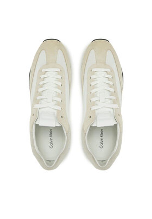 Calvin Klein Sneakersy HW0HW02286 Biały. Kolor: biały. Materiał: skóra