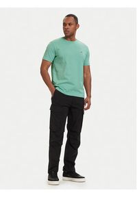 GANT - Gant T-Shirt Shield 2003184 Turkusowy Regular Fit. Kolor: turkusowy. Materiał: bawełna #2