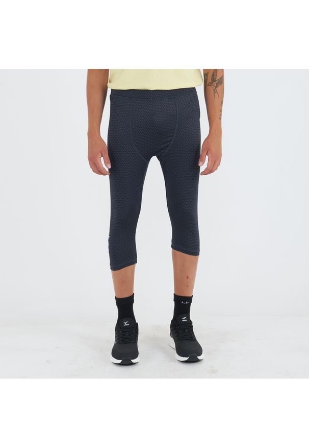 ELPLAYER - spodnie 3/4 treningowe MIRIP męskie. Kolor: szary. Materiał: poliester. Sport: fitness