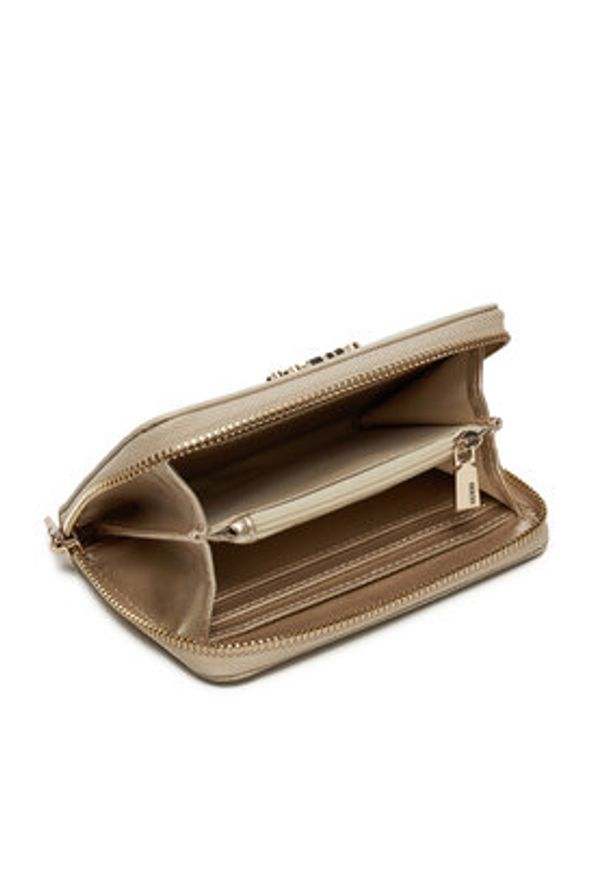 Guess Duży Portfel Damski Laurel SWVC85 00140 Beżowy. Kolor: beżowy. Materiał: skóra