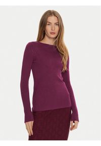 Marciano Guess Sweter 4YGR28 5613Z Różowy Regular Fit. Kolor: różowy. Materiał: wiskoza #1