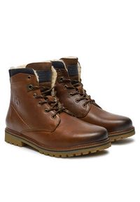 Bugatti Trapery BUGATTI-321AOQ521200 6000 BROWN Brązowy. Kolor: brązowy. Materiał: nubuk, skóra #5