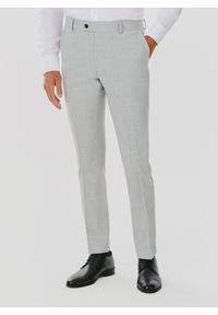Pako Lorente - PAKO LORENTE – Spodnie garniturowe w kolorze jasnoszarym. Kolor: szary. Materiał: poliester, wiskoza, elastan. Styl: elegancki #1