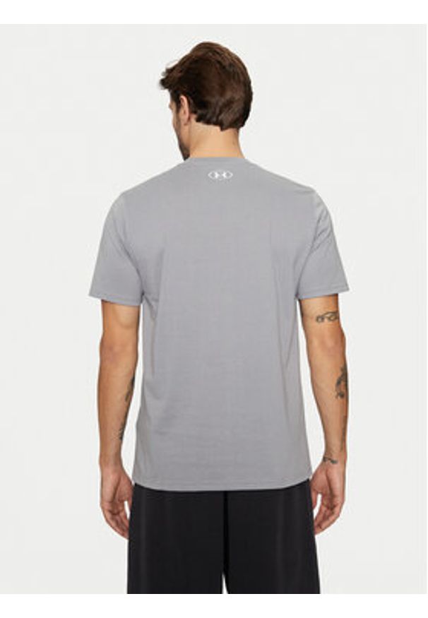 Under Armour T-Shirt Ua Sportstyle Logo Update Ss 1382911 Szary Loose Fit. Kolor: szary. Materiał: bawełna