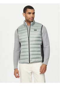 Calvin Klein Kamizelka Recycled Side Logo K10K108292 Zielony Regular Fit. Kolor: zielony. Materiał: syntetyk