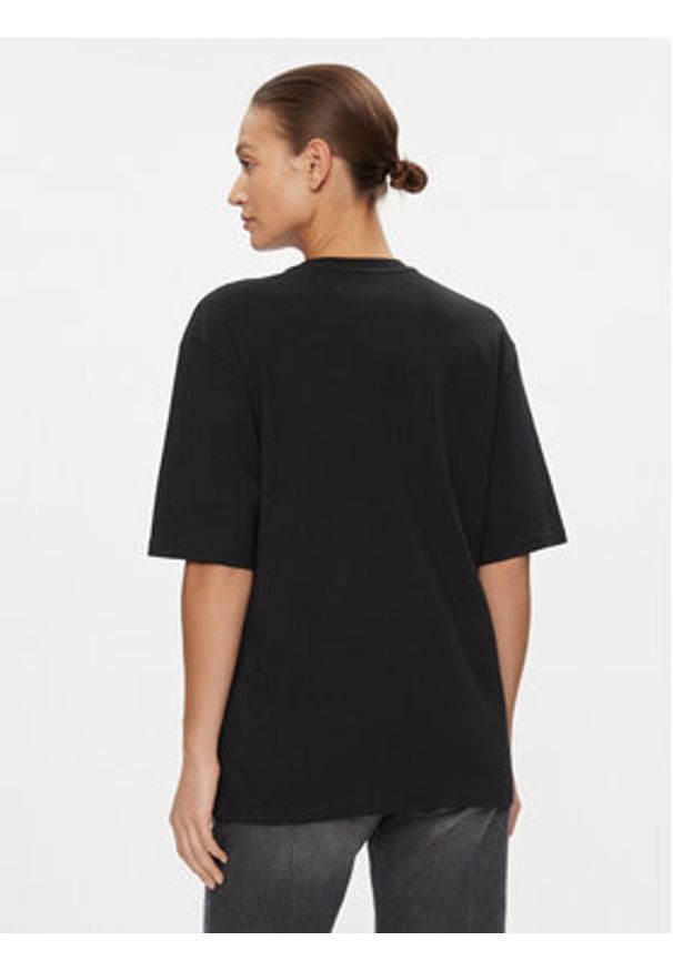 Adidas - adidas T-Shirt Essentials Big Logo Boyfriend T-Shirt HR4931 Czarny Loose Fit. Kolor: czarny. Materiał: bawełna