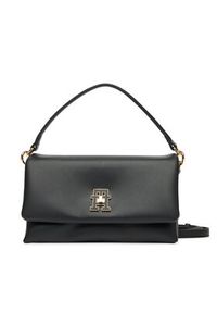 TOMMY HILFIGER - Tommy Hilfiger Torebka Th Modern Conv Crossover AW0AW17465 Czarny. Kolor: czarny. Materiał: skórzane #3