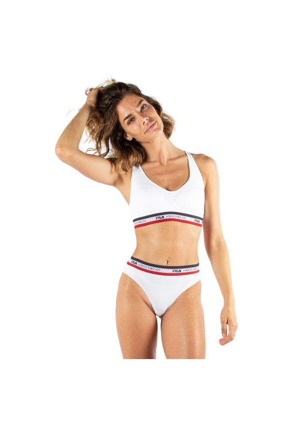 Biustonosz Sportowy Fila Woman Bra FU6088. Kolor: biały