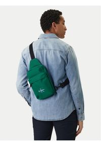 Calvin Klein Saszetka Bold Sling LV04D3300G Zielony. Kolor: zielony. Materiał: materiał #1