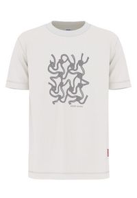 JOOP! Jeans T-Shirt 15 JJJ-08Anup 30047002 Beżowy Modern Fit. Kolor: beżowy. Materiał: bawełna #5