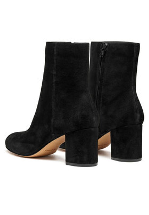 Geox Botki D Virnilisa 65 D56YYE 000ZT C9999 Czarny. Kolor: czarny. Materiał: zamsz, skóra