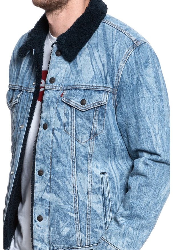 Levi's® - LEVI’S FRESH LEAVES JUSTIN TIMBERLAKE MĘSKA KURTKA JEANSOWA JEANS DŻINSOWA 163650098. Materiał: jeans