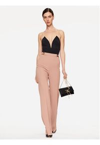 Elisabetta Franchi Spodnie materiałowe PA-004-36E2-V300 Różowy Regular Fit. Kolor: różowy. Materiał: materiał, syntetyk #5