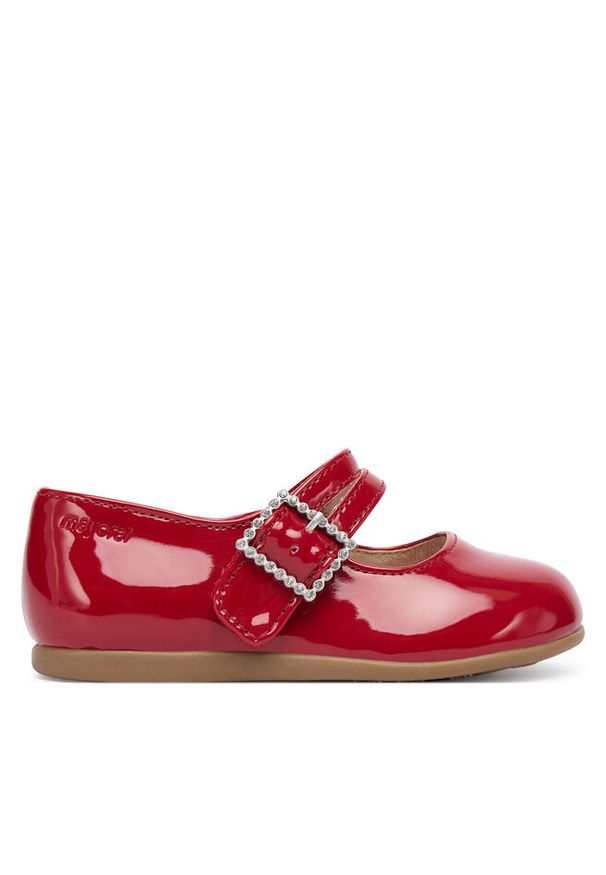 Półbuty Mayoral. Kolor: czerwony