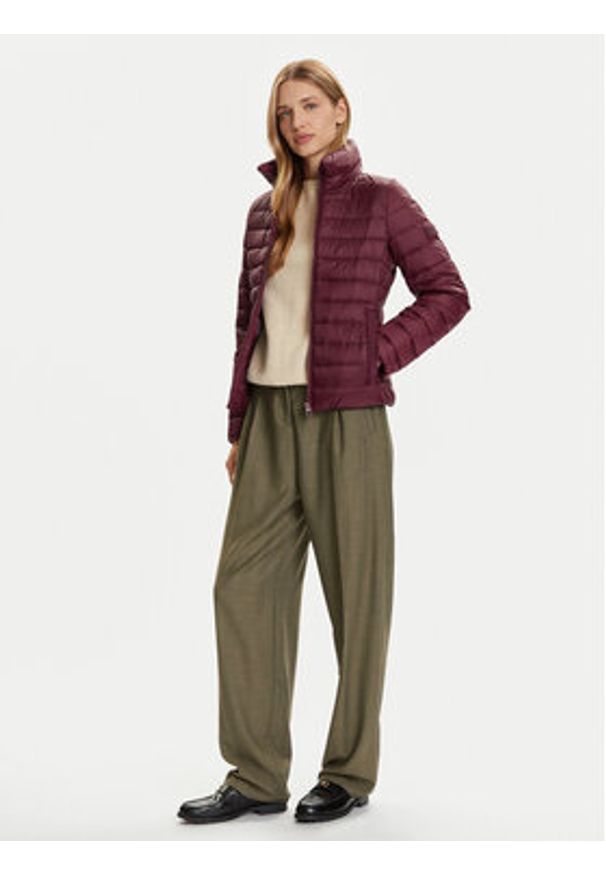 Marc O'Polo Kurtka przejściowa 508 0851 70359 Bordowy Slim Fit. Typ kołnierza: polo. Kolor: czerwony. Materiał: syntetyk