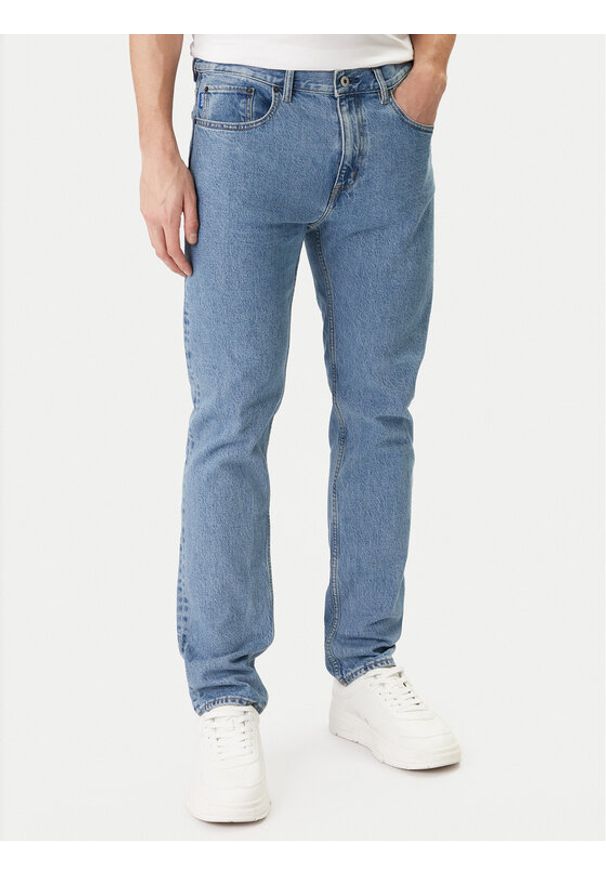 Hugo - HUGO Jeansy Ash 50551895 Niebieski Slim Fit. Kolor: niebieski