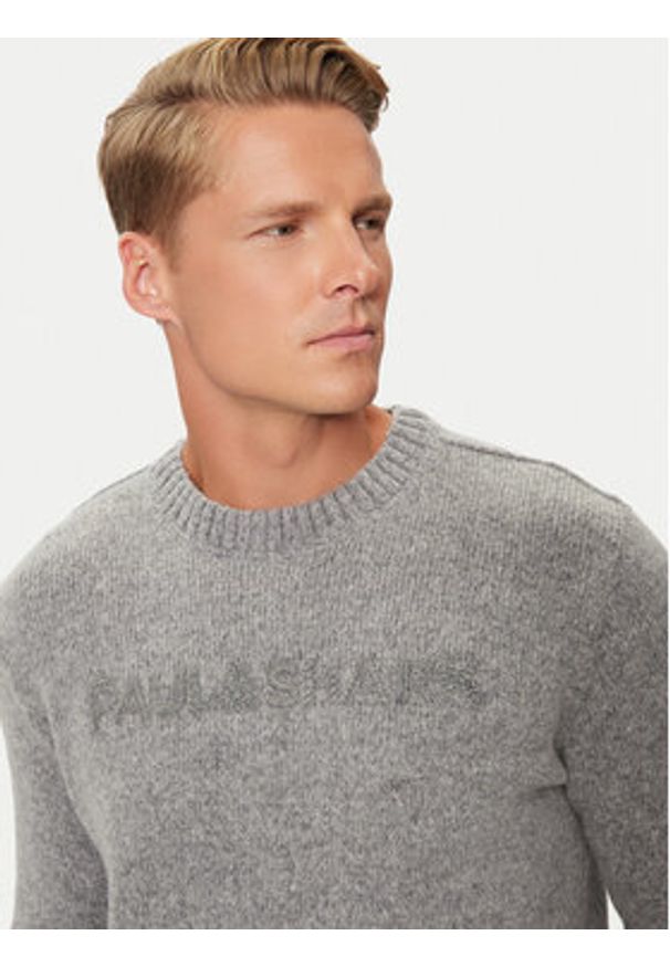 PAUL & SHARK - Paul&Shark Sweter 14311047 Szary Regular Fit. Kolor: szary. Materiał: wełna