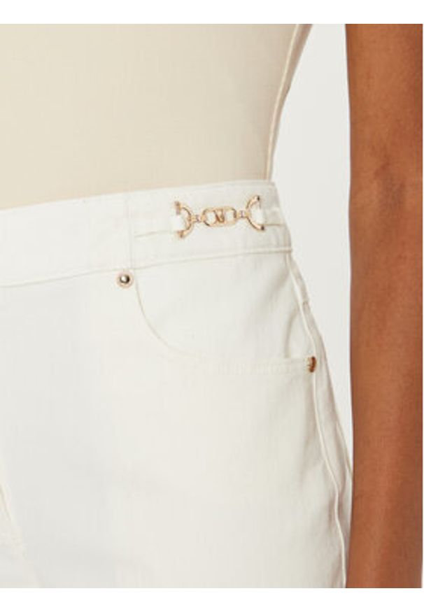 Marciano Guess Spodnie materiałowe 4BGA02 7173A Écru Regular Fit. Kolor: kremowy. Materiał: bawełna