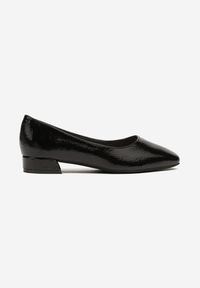 Renee - Czarne Czółenka Lakierowane Vices z Wkładką ze Skóry Naturalnej Naliorelle. Okazja: na co dzień. Kolor: czarny. Materiał: skóra, lakier. Styl: casual, elegancki #5