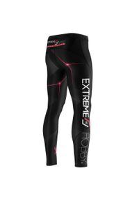 Legginsy sportowe męskie EXTREME HOBBY MT SPORT. Kolor: czerwony. Materiał: poliester, elastan