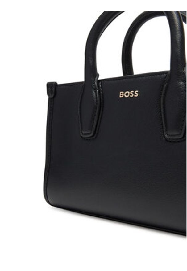 BOSS Torebka Sandy SM 50547766 Czarny. Kolor: czarny. Materiał: skórzane